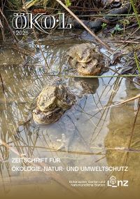 Erdkröten-Weibchen tragen die -Männchen zum Laichgewässer
